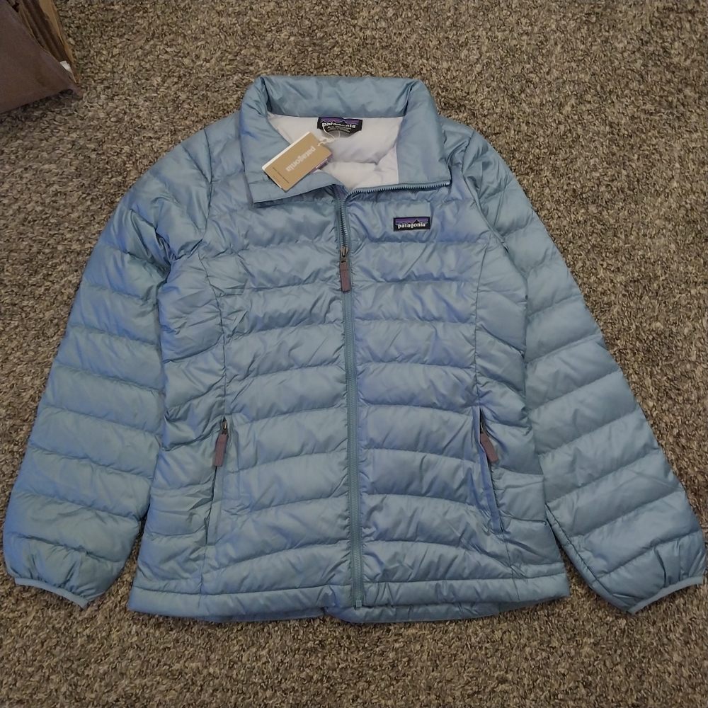 Patagonia Kids Blue Puffer Jacket